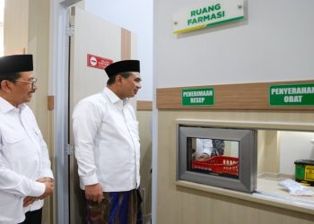 Wakil Gubernur Jawa Tengah, Taj Yasin Maimoen saat peresmian RSB di lingkungan Pondok Pesantren Roudlotul Mubtadiin, Balekambang, Jepara, Jumat, 14 Agustus 2026. Foto: Ist.