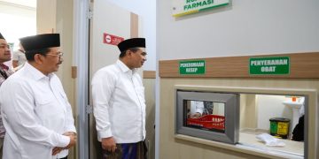 Wakil Gubernur Jawa Tengah, Taj Yasin Maimoen saat peresmian RSB di lingkungan Pondok Pesantren Roudlotul Mubtadiin, Balekambang, Jepara, Jumat, 14 Agustus 2026. Foto: Ist.