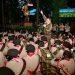 Gubernur Ahmad Luthfi memberikan motivasi kepada kontingen Pramuka Jawa Tengah ketika kegiatan Jambore Nasional (Jamnas) ke-XII di Bumi Perkemahan Cibubur, Jakarta Timur, Jumat malam (14/8/2026). Foto: Ist.