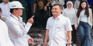 Gubernur Jawa Tengah, Ahmad Luthfi melakukan studi komparatif ke Cikarang Dry Port, Kabupaten Bekasi, Sabtu, 15 Agustus 2026. Foto: Ist.