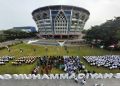 UMS menggelar upacara HUT ke-81 RI, Senin (17/8/2026). Foto: Ist.