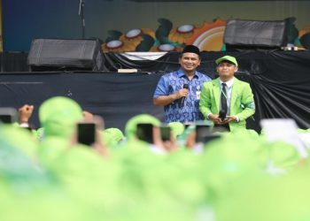 Wakil Gubernur Taj Yasin Maimoen menghadiri kegiatan PBAK UIN Walisongo Semarang, Selasa, 18 Agustus 2026. Foto: Ist.