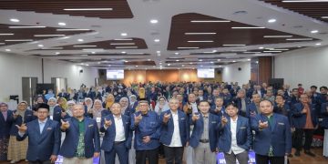 UMS menggelar RTM dirangkai Rakerpim sebagai bagian dari evaluasi capaian sekaligus penyusunan arah pengembangan universitas tahun 2026-2027. Foto: Ist.