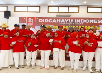 Suasana perayaan HUT Kemerdekaan RI ke-81 yang digelar tiga perkumpulan di Kota Solo. Foto: Ist.