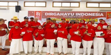 Suasana perayaan HUT Kemerdekaan RI ke-81 yang digelar tiga perkumpulan di Kota Solo. Foto: Ist.