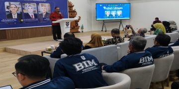 Suasana Kuliah Umum di lingkungan BIM University, Jumat (21/8/2026). Foto: Ist.
