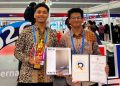 Dua mahasiswa UMS, Ariz Fantrio Larosa dan Muh Radjabani Umara Qalbianl meraih Silver Medal di ajang 12th International Exhibition of Inventions di Guangzhou, China, pada 21-23 Agustus 2026. Foto: Ist.