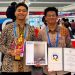 Dua mahasiswa UMS, Ariz Fantrio Larosa dan Muh Radjabani Umara Qalbianl meraih Silver Medal di ajang 12th International Exhibition of Inventions di Guangzhou, China, pada 21-23 Agustus 2026. Foto: Ist.