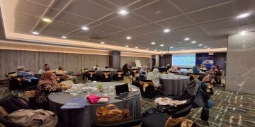 Suasana workshop penguatan visi keilmuan program studi Arsitektur UMS. Foto: Ist.