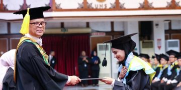 UNS menggelar wisuda Periode VII Tahun 2026 di Auditorium G.P.H. Haryo Mataram, Sabtu (29/8/2026). Foto: Ist.