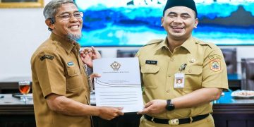 Wakil Gubernur Jawa Tengah, Taj Yasin Maimoen saat acara Entry meeting pemeriksaan pendahuluan BPK di kompleks Kantor Gubernur Jateng, pada Senin, 31 Agustus 2026. Foto: Ist.