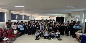 Politeknik AKBARA Surakarta melakukan kegiatan Tukar Budaya Antarkampus bersama Japanese Red Cross Toyota College of Nursing (JRCTCN), Jepang. Foto: Ist.