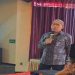 Guru Besar UMS, Prof. Dr. Budi Murtiyasa, M.Kom saat memaparkan materi. Foto: Ist.