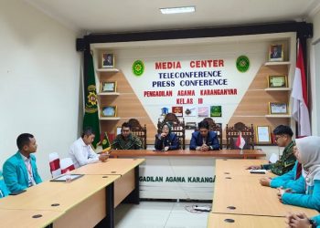 Mahasiswa Program Studi HES FAI UMS mengikuti magang di PA Karanganyar periode 2026. Foto: Ist.