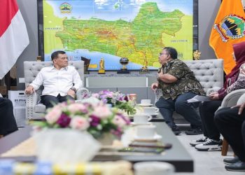 Pengprov PODSI Jawa Tengah beraudiensi dengan Gubernur Ahmad Luthfi, di Kota Semarang pada Rabu, 2 September 2026. Foto: Ist.