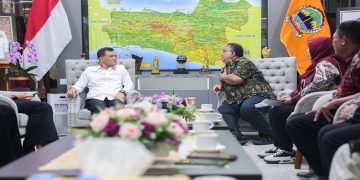 Pengprov PODSI Jawa Tengah beraudiensi dengan Gubernur Ahmad Luthfi, di Kota Semarang pada Rabu, 2 September 2026. Foto: Ist.