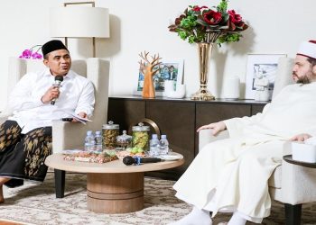 Wakil Gubernur Jawa Tengah Taj Yasin Maimoen menerima kunjungan Direktur Awwamah Center Indonesia, Syekh Muhyiddin Awwamah, Kamis, 3 September 2026. Foto: Ist.