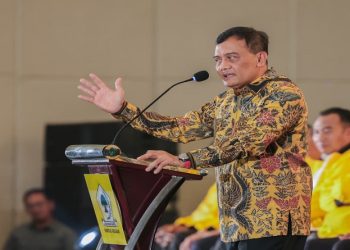 Gubernur Jawa Tengah Ahmad Luthfi saat menghadiri Pelantikan Pengurus DPD Partai Golkar Provinsi Jawa Tengah di Sukoharjo, Sabtu, 5 September 2026. Foto: Ist.