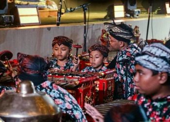 Pagelaran Karawitan dan Pedalangan Sindhu Laras Bocah di Gedung Sri Budoyo, Taman Budaya Raden Saleh (TBRS) Semarang, Sabtu (5/9/2026). Foto: Ist.