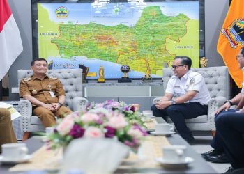 Gubernur Ahmad Luthfi menerima audiensi EVP Daop 4 Semarang, Mohamad Arie Fathurrochman di Semarang pada Senin, 7 September 2026. Foto: Ist.