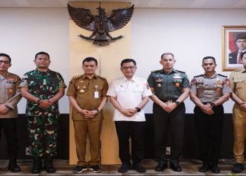 Gubernur Jawa Tengah, Ahmad Luthfi menerima kunjungan Gubernur Lemhannas RI, Ace Hasan Syadzily. Foto: Ist.