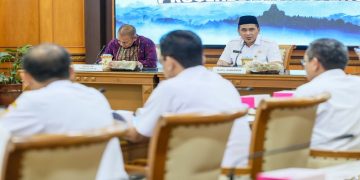 Wakil Gubernur Jawa Tengah Taj Yasin Maimoen menerima kunjungan kerja Komisi II DPR RI di Kompleks Kantor Gubernur Jateng, Rabu, 9 September 2026. Foto: Ist.