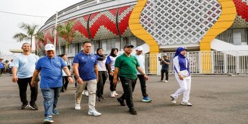 Wakil Gubernur Taj Yasin membuka peringatan Haornas tingkat Provinsi Jawa Tengah di Stadion Jatidiri, Semarang, Rabu, 9 September 2026. Foto: Ist.