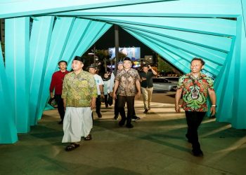 Wakil Gubernur Jawa Tengah, Taj Yasin Maimoen mengecek persiapan pembukaan MTQ Nasional pada Kamis, 10 September 2026. Foto: Ist.