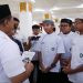 Puluhan santri Ma'had Tahfidzul Quran Isy Karima IMTAQ Shighor Program Khusus Kabupaten Karanganyar saat belajar kepemimpinan ke Wakil Gubernur Taj Yasin Maemoen di Wisma Perdamaian Semarang pada Rabu, 16 September 2026. Foto: Ist.