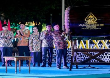 Penutupan MTQ Nasional XXXI di Lapangan Pancasila, Simpanglima, Kota Semarang, Sabtu malam, 19 September 2026. Foto: Ist.
