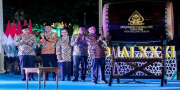 Penutupan MTQ Nasional XXXI di Lapangan Pancasila, Simpanglima, Kota Semarang, Sabtu malam, 19 September 2026. Foto: Ist.