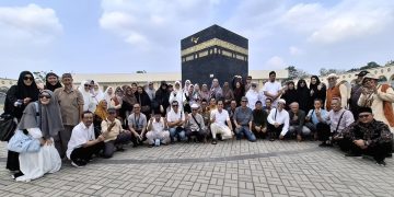 KBIHU ARMINA bersama LPPIK UMS menyelenggarakan praktik ibadah haji di kawasan Wisata Edukasi Religi Qolbu Boyolali, Sabtu, 19 September 2026. Foto: Ist.