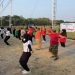Mahasiswa PPG Prajabatan PJOK UMS menciptakan inovasi Senam Sehat Lansia Harmonis Aktif Bersama. Foto: Ist.