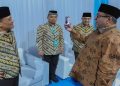 Putra Gubernur Ahmad Luthfi, Mohammad Alif Daffa saat video call dengan Wagub DKI Jakarta Rano Karno. Foto: Ist.