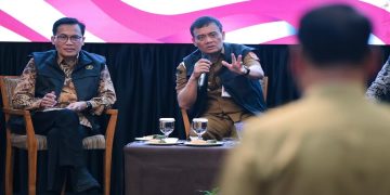 Gubernur Ahmad Luthfi saat Rapat Koordinasi Teknis dan Advokasi Pencegahan dan Percepatan Penurunan Stunting Regional Jawa, Bali, dan Nusa Tenggara di Kota Semarang, Selasa, 22 September 2026. Foto: Ist.