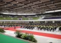 UMS menggelar Sidang Terbuka Senat dalam rangka Upacara Wisuda Program Sarjana, Magister, dan Doktor Periode I Tahun Akademik 2026/2027 di Edutorium KH Ahmad Dahlan UMS, Jumat (25/9/2026). Foto: Ist.