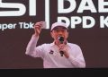 Mantan Presiden Jokowi safari politik ke Kabupaten Bekasi, Jawa Barat, Minggu (27/9/2026). Foto: Ist.