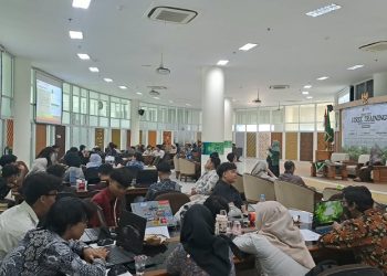 Program Studi Arsitektur UMS menggelar pelatihan bernuansa ekologis di Ruang Seminar Gedung Induk Siti Walidah, Senin (28/9/2026). Foto: Ist.