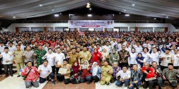 Gubernur Ahmad Luthfi saat acara Temu Donor Darah Sukarela 2026 di Balairung Astina, UTC Convention Hotel, Kota Semarang, Selasa, 29 September 2026. Foto: Ist.