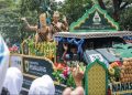 Pawai Ta'aruf MTQN XXXI yang digelar di sejumlah jalan protokol Kota Semarang, Sabtu (12/9/2026) mendapat sambutan meriah dari warga masyarakat Jawa Tengah. Foto : Ist.