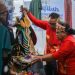 UMKM asal Kabupaten Mimika, Papua Tengah buka stan di MTQ Nasional XXXI tahun 2026 di Kota Semarang, Jawa Tengah kewalahan layani antusias masyarakat. Foto : Ist.