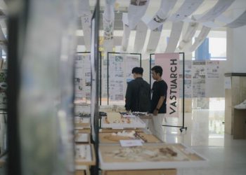 EXIT 2026: Architecture of Exhibition jadi ajang pamer tugas akhir mahasiswa Program Studi Arsitektur Universitas Muhammadiyah Surakarta (UMS). Foto : Ist.