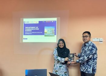 Penandatangan kerja sama antara Communication USIM dan Ilmu Komunikasi UMS. Foto : Ist.