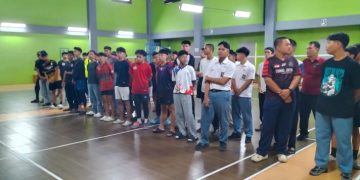 Peserta turnamen bulutangkis eksternal UMS Tahun 2026 dalam rangka memperingati Hari Jadi ke-68 UMS. Foto : Ist.