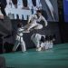 UKM Taekwondo unjuk kemampuan di Ekspo UMKM UMS pada mahasiswa baru. Foto : Ist.