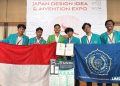 Mahasiswa PTI UMS meraih medali perak di Jepang lewat inovasi platform digital "Safe TKI". Foto: Ist.