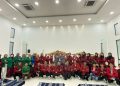 Rektor UMS, Prof. Dr. Harun Joko Prayitno, M.Hum memberikan penguatan kepada mahasiswa yang mengikuti KKN KI di Malaysia, Kamis (1/10/2026). Foto: Ist.