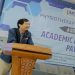 Kaprodi Fisioterapi UMS, Adnan Faris Naufal, S.Fis., Ftr., M.Biomed memberikan sambutan pada acara Physiotherapy Academic Orientation di Edutorium K.H. Ahmad Dahlan UMS, Sabtu (3/10/2026). Foto: Ist.