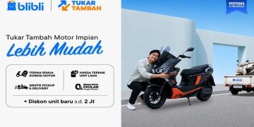 Blibli melalui kategori otomotif menghadirkan fitur Tukar Tambah Motor. Foto: Ist.