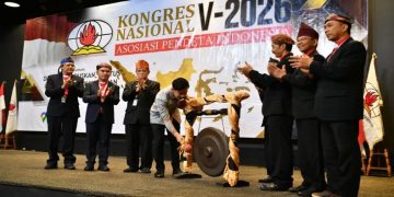 Wakil Presiden Gibran Rakabuming Raka saat membuka Kongres Nasional ke-V di Grand Serpong Hotel & Resort, Tangerang, Banten, Kamis (8/10/2026). Foto: Ist.